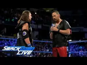Video: AJ Styles and Shinsuke Nakamura Comes Face To Face 13/03/18